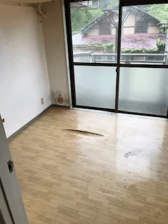 野木町 / アパート遺品整理後 01