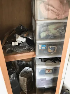 野木町 / アパート遺品整理前 02