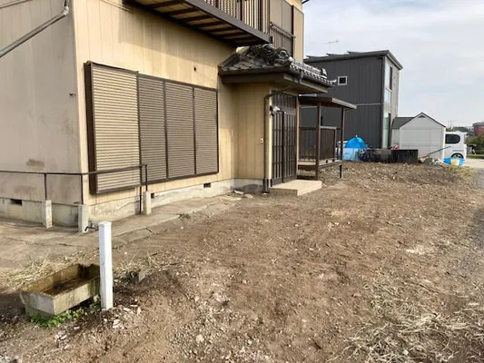 栃木市 / 遺品整理・スロープ解体・自動車処分後 01