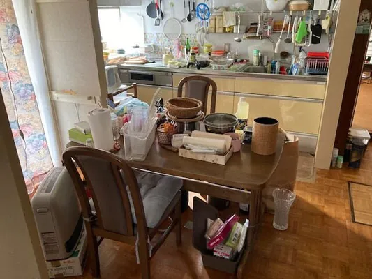 小山市 / 空き家の遺品整理前 02